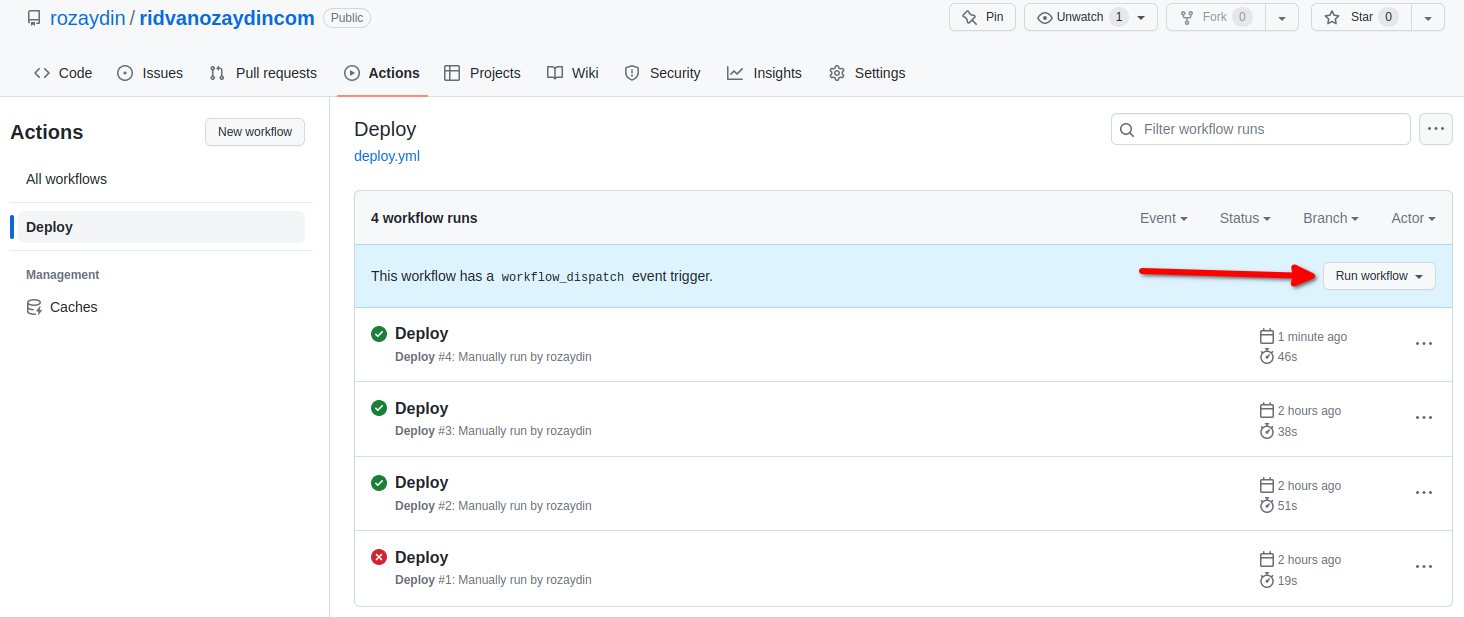 image github_action